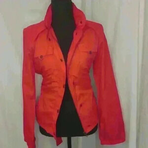 Vintage Red Naf Naf Nylon jacket Size S